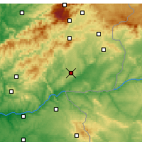 Nearby Forecast Locations - Castelo Branco - Map
