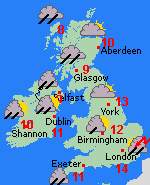 Forecast Fri Mar 24 United Kingdom