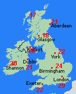 Forecast Sat Aug 01 United Kingdom