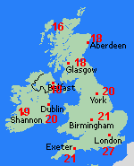 Forecast Thu Aug 06 United Kingdom