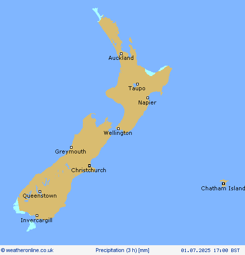 Precipitation (3 h) Forecast maps